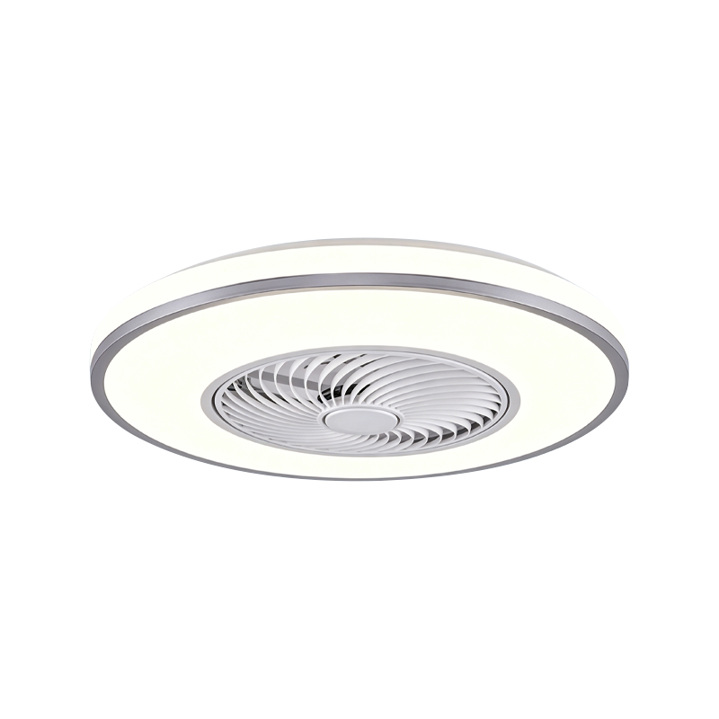 Zapuštěný stropní ventilátor se světlem