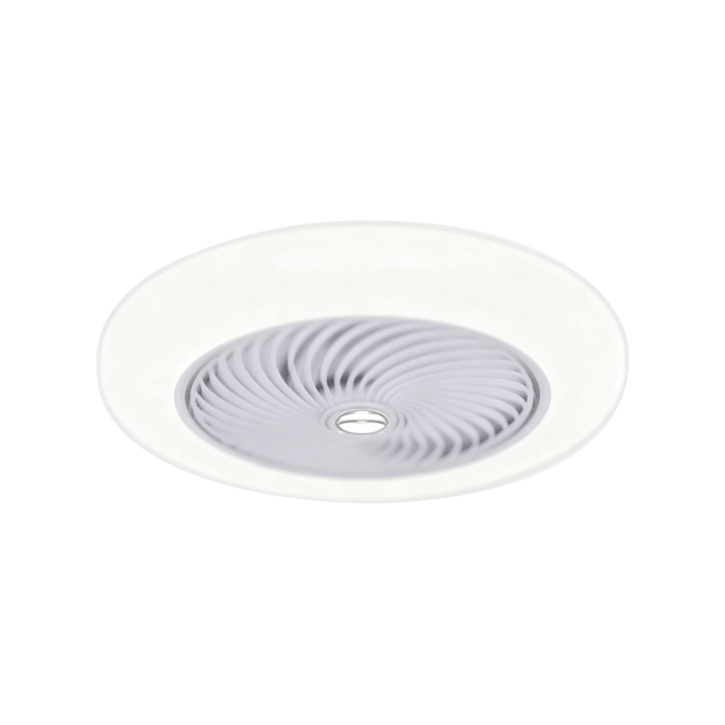 Zapuštěný stropní ventilátor se světlem