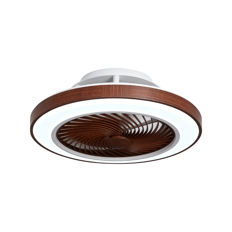 Zapuštěný stropní ventilátor se světlem