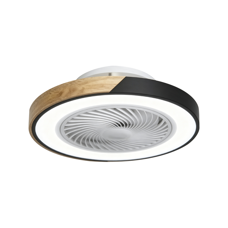 Zapuštěný stropní ventilátor se světlem