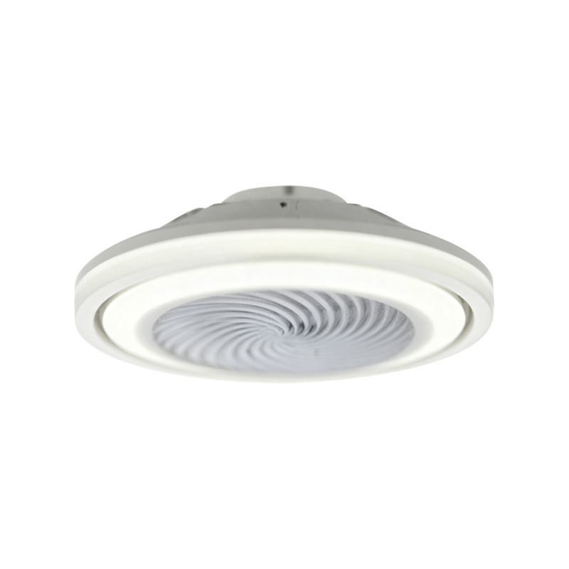 Zapuštěný stropní ventilátor se světlem