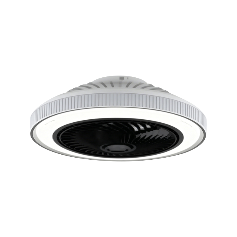 Zapuštěný stropní ventilátor se světlem