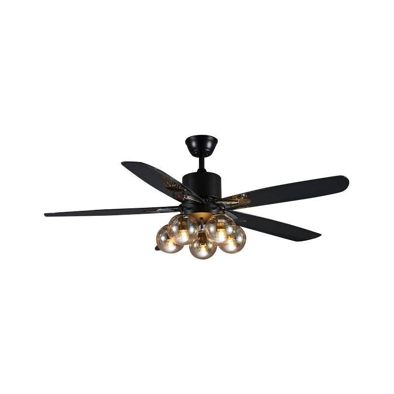 Velký stropní ventilátor s ABS lopatkami se světlem