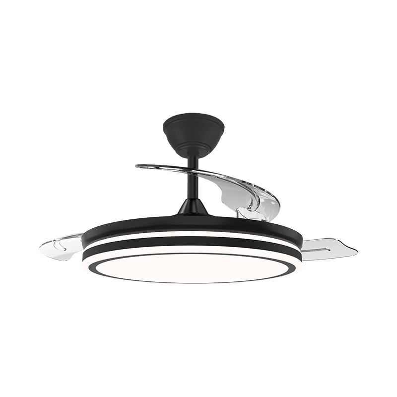 Tichý zatahovací stropní ventilátor s neviditelnými lopatkami