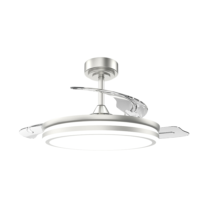 Tichý zatahovací stropní ventilátor s neviditelnými lopatkami