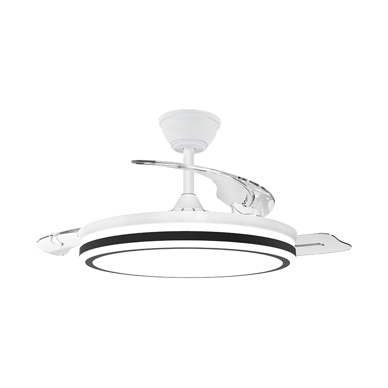 Tichý zatahovací stropní ventilátor s neviditelnými lopatkami