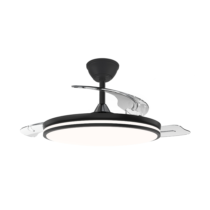Tichý zatahovací stropní ventilátor s neviditelnými lopatkami