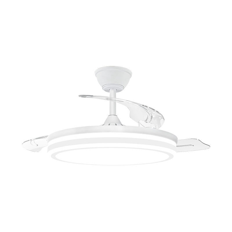 Tichý zatahovací stropní ventilátor s neviditelnými lopatkami