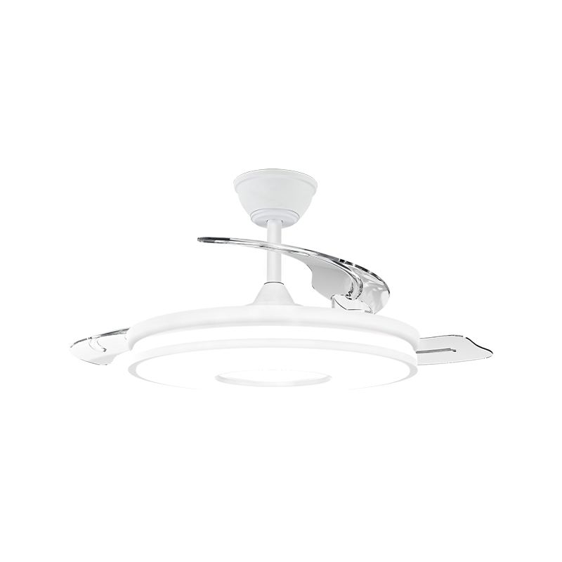 Tichý zatahovací stropní ventilátor s neviditelnými lopatkami