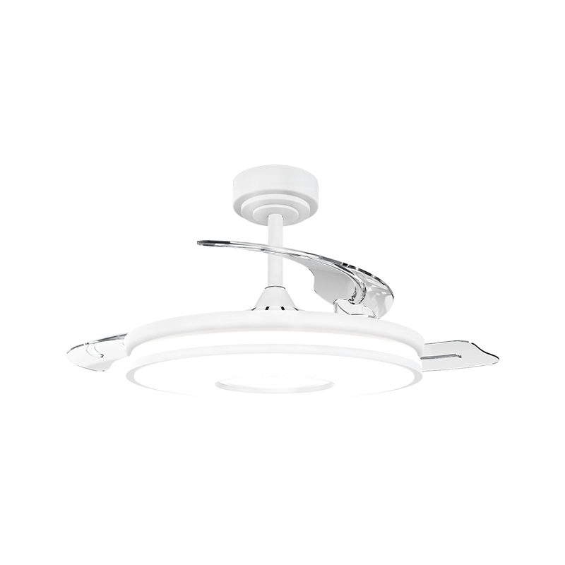Tichý zatahovací stropní ventilátor s neviditelnými lopatkami