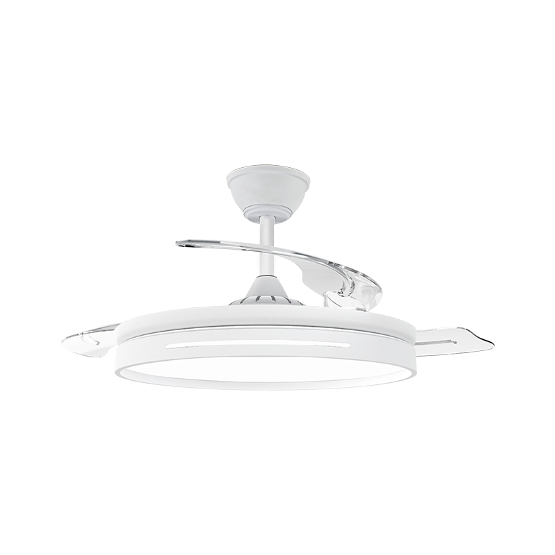 Tichý zatahovací stropní ventilátor s neviditelnými lopatkami