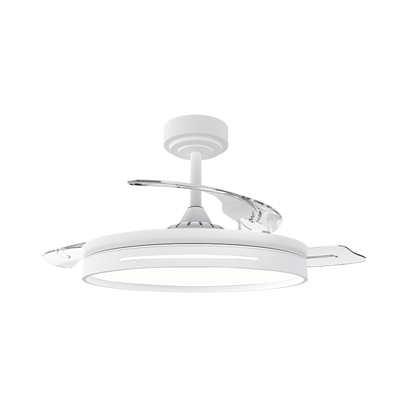 Tichý zatahovací stropní ventilátor s neviditelnými lopatkami