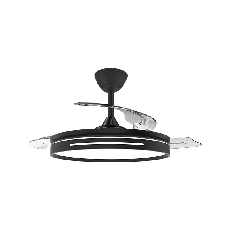 Tichý zatahovací stropní ventilátor s neviditelnými lopatkami