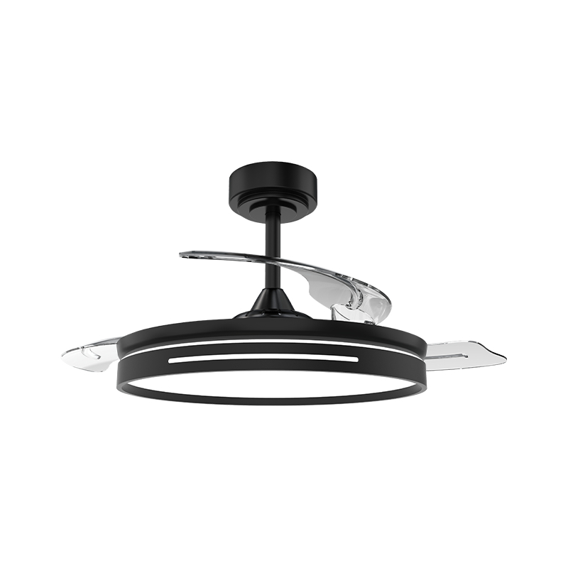 Tichý zatahovací stropní ventilátor s neviditelnými lopatkami