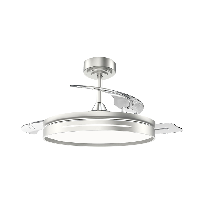 Tichý zatahovací stropní ventilátor s neviditelnými lopatkami