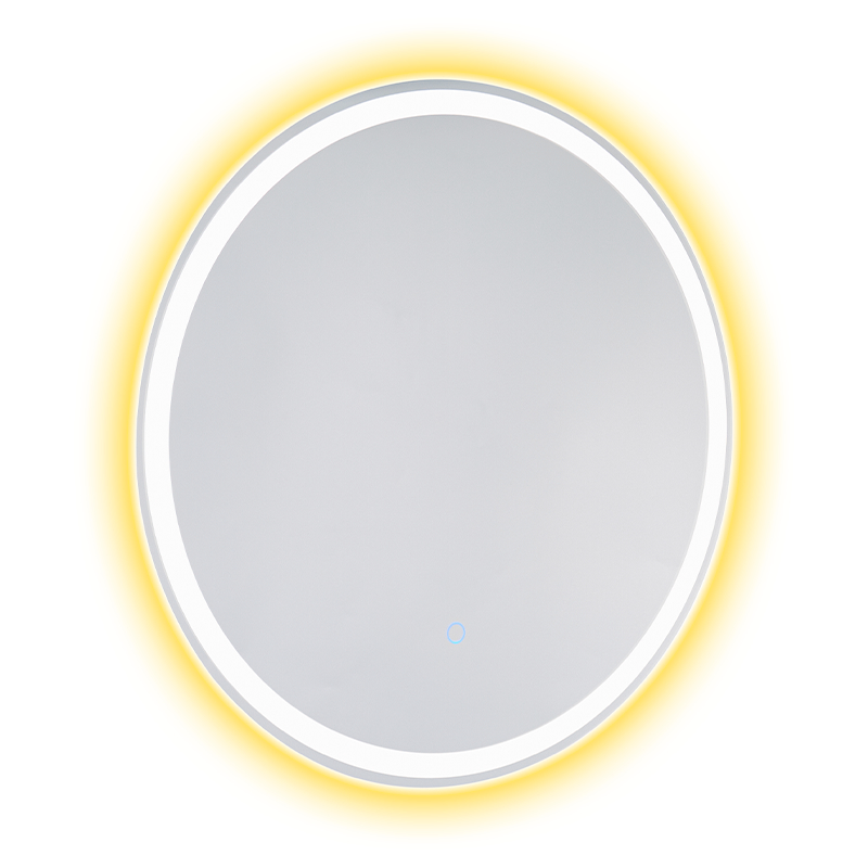 Hliníkový rám LED Smart Dimming Odmlžování Podsvícené Koupelnové zrcadlo