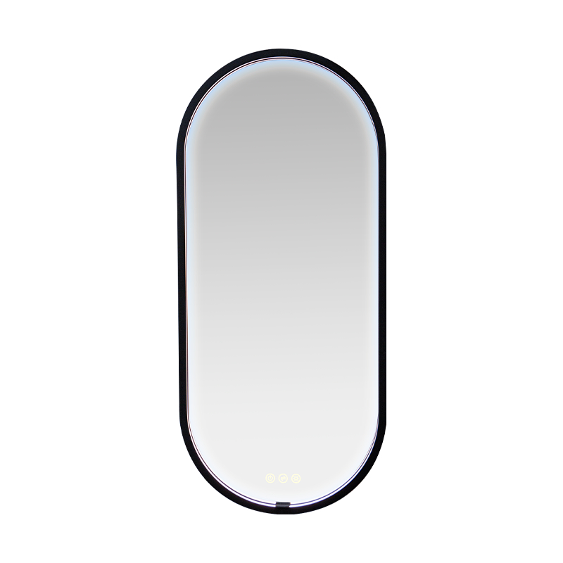 LED Smart Dimming Odmlžování Matné osvětlené koupelnové zrcadlo