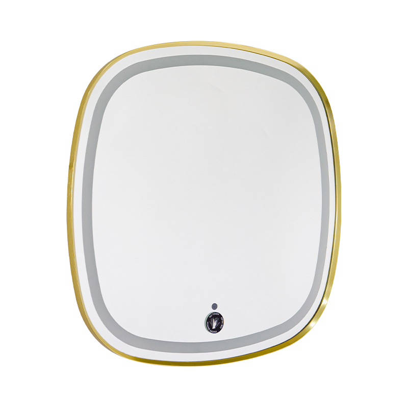 Hliníkový rám LED Smart Dimming Odmlžování Podsvícené Koupelnové zrcadlo