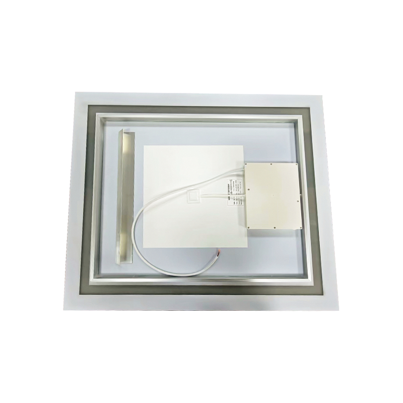 Hliníkový rám LED Smart Dimming Odmlžování Podsvícené Koupelnové zrcadlo
